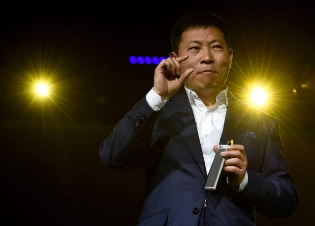 2-26000139 M. Yu Chengdong (Richard Yu) CEO of Huawei Technologies (Lauren Hurley/PA)nt