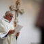 Parish priest David Way during a service at St Thomas' Church in Plymouth, Devon