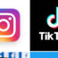 Instagram and TikTok logos
