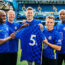 Former Chelsea players Geremi Njitap, Eidur Gudjohnsen, Rob Green, Gianfranco Zola and William Gallas appeared at Stamford Bridge to mark the switch on of Three's 5G network at the ground