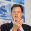 Nick Clegg gestures while speaking
