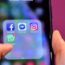Social media apps on a smartphone