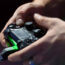 A boy playing a video game