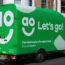 An AO World delivery van