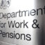 Signage for the Department for Work and Pensions
