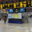 The scene at London Paddington station during a rail strike