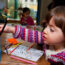 Child colouring in at childcare setting