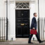 Jeremy Hunt leaves 11 Downing Street on his way to deliver his Budget speech