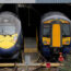 Southeastern trains in sidings at Ramsgate station in Kent