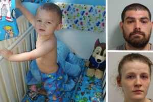 ‘Sadistic’ drug addict guilty of murdering girlfriend’s 15-month-old son dubbed the child’s bedroom ‘the torture chamber’