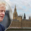 Boris Johnson picture alongside Houses of Parliament