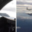 The planes flying over Europe