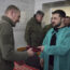Volodymyr Zelensky awards a soldier in hospital in Donetsk region on Wednesday