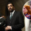 Kate Forbes (inset) will leave the Scottish Government after her failed bid to become leader of the SNP - where she was beaten by new First Minister Humzah Yousaf (left)