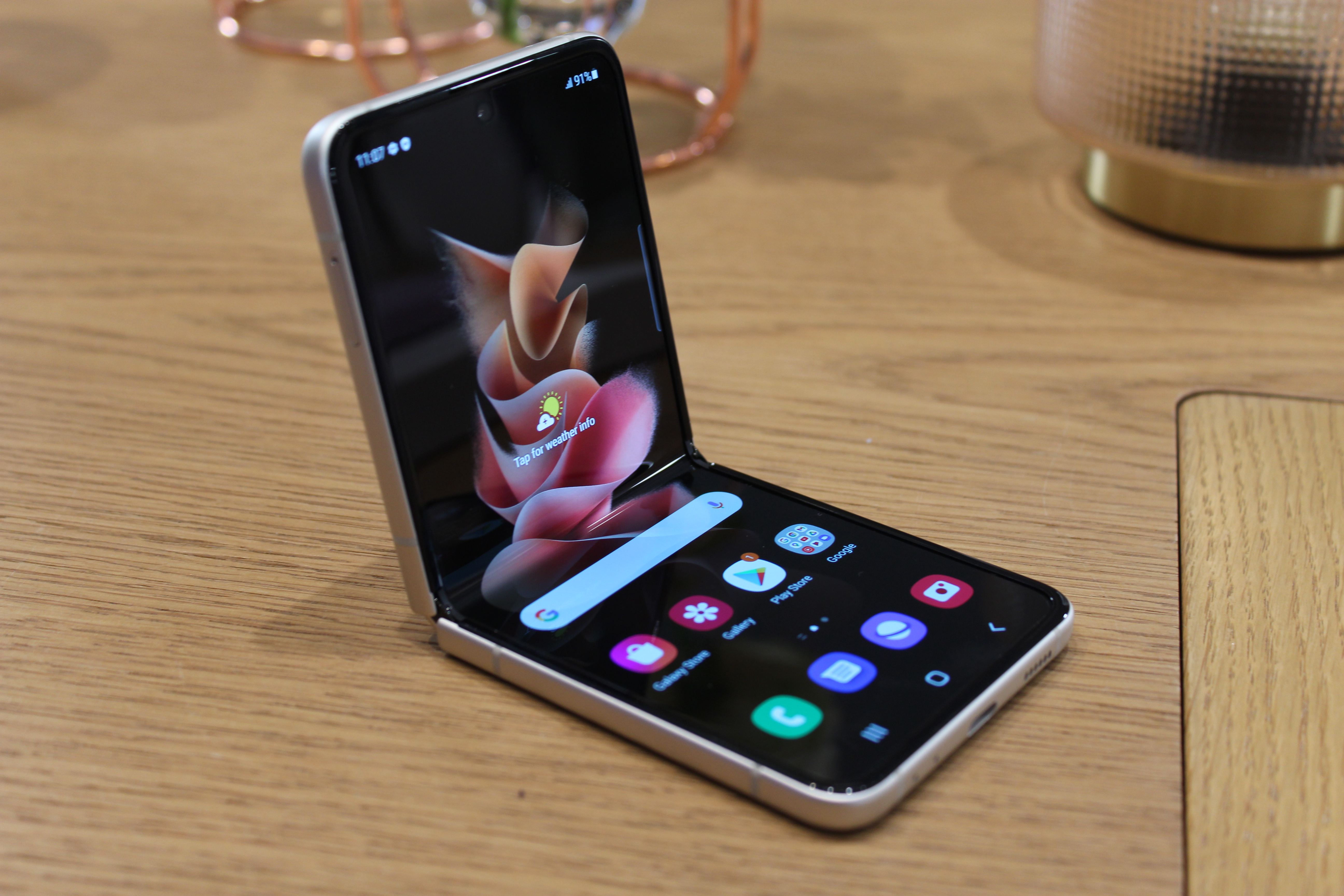 The Samsung Galaxy Z Flip3