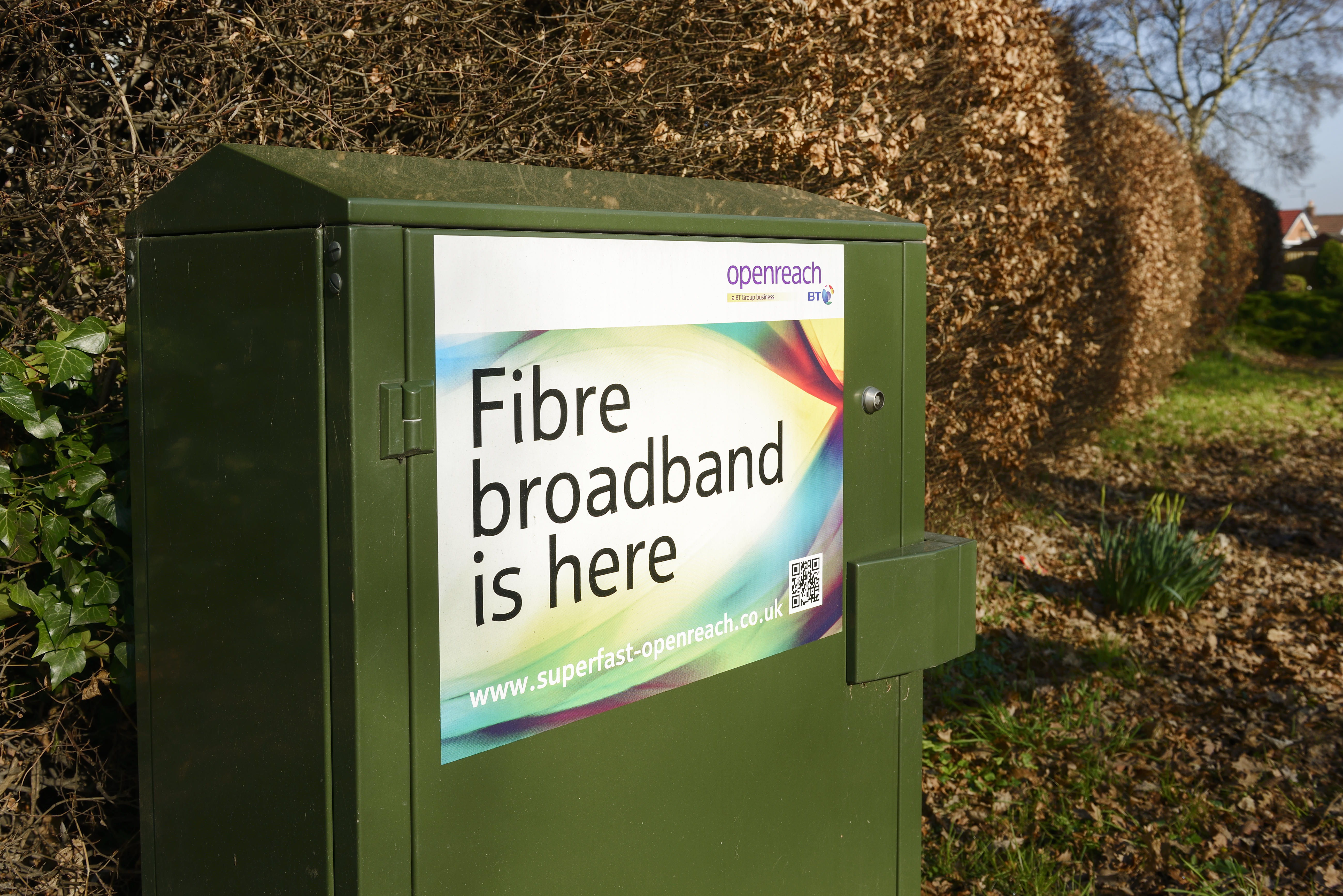 BT broadband cabinet
