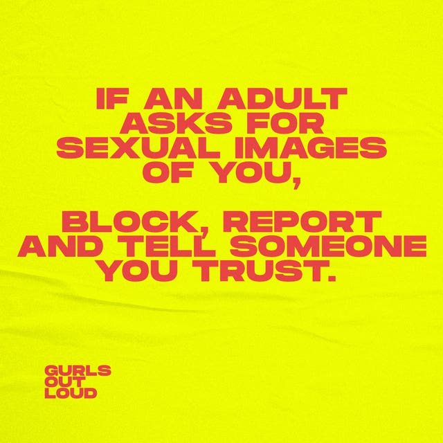 2-59295758 An Internet Watch Foundation (IWF) poster for their Gurls Out Loud campaign (IWF/PA)