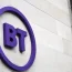 BT logo on side of building