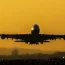 A plane takes off from Heathrow