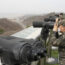 South Korean army soldiers watch the North Korea side from the Unification Observation Post in Paju, South Korea, on Friday, March 24, 2023.
