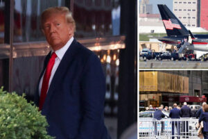 Donald Trump prepares for historic court appearance as he cries ‘witch hunt’ and Trump Jr blasts ‘sham indictment’
