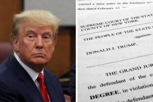 Read it in full: Donald Trump indictment charging him with 34 felony counts