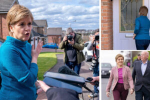 Nicola Sturgeon says last few days have been ‘obviously difficult’ after her husband’s arrest in SNP finance probe