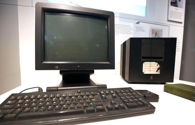 2-21275230 The NeXT computer used by Sir Tim Berners-Lee to design the World Wide Web