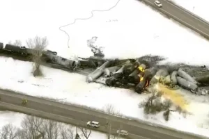 Residents evacuated after train carrying ethanol and corn syrup derails