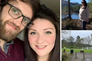Police scour woodland and reservoir in hunt for fiancé of teacher Marelle Sturrock who was found dead at Glasgow flat