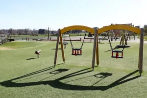 Warning over TikTok craze as teenagers get stuck in toddlers’ swings
