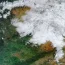 Sentinel-3 satellite image shows an unusual and rare blanket of snow covering a large swathe of Spain, including its capital Madrid, during a cold snap in January 2021 (ESA/PA)