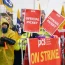 PCS picket line