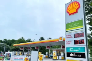 Shell profits expected to dip from recent highs after gas price drop