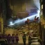 Firefighters work after a building collapsed in Marseille, southern France