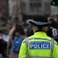Metropolitan Police on a mission in Central London.