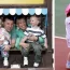 Kate and Gerry with twins Sean and Amelie McCann (l) and Madeleine McCann (r)