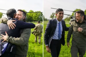 Ukraine’s Zelenskyy calls for ‘jet coalition’ as Sunak pledges hundreds of new attack drones