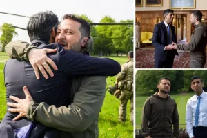 ‘I’ll get you more jets’: Sunak to lead bid to get more fighter planes to Ukraine as Zelenskyy makes surprise UK visit
