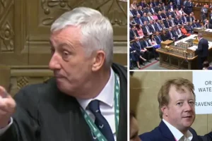 Tory MP thrown out of Commons for heckling Sir Keir Starmer as Labour leader blasts government over migration figures