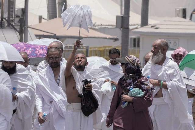 Muslim pilgrims
