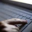 A person using a laptop