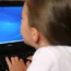 A child at a computer
