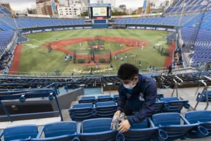 Japan tries hi-tech experiments in bid to get more fans into sports stadiums