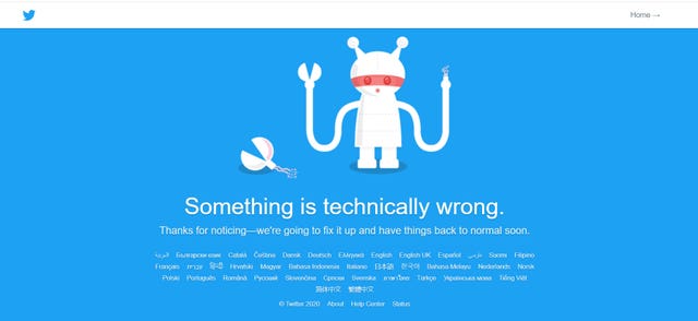 2-56077157 Users reporting issues with Twitter