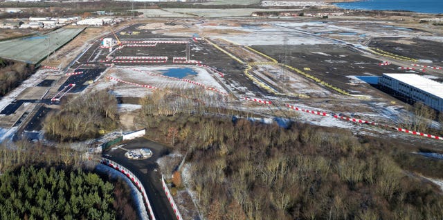 2-70605051-1 The site in Blyth, Northumberland, where Britishvolt had plans to build a gigafactory to make batteries