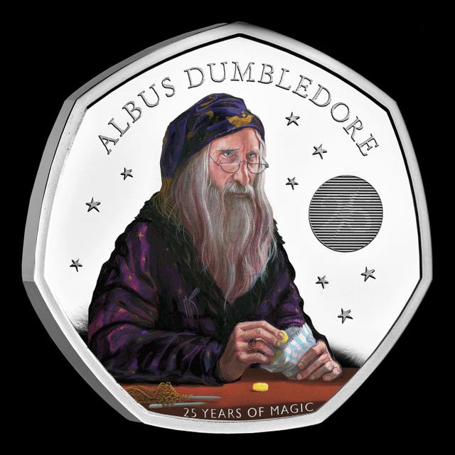 2-71009780 A Dumbledore 50p coin