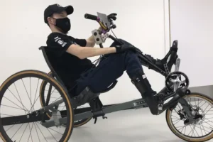 Paralysed cyclist hoping to win gold to promote life-changing technology