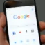 Google on a smartphone