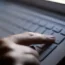 Person using a laptop